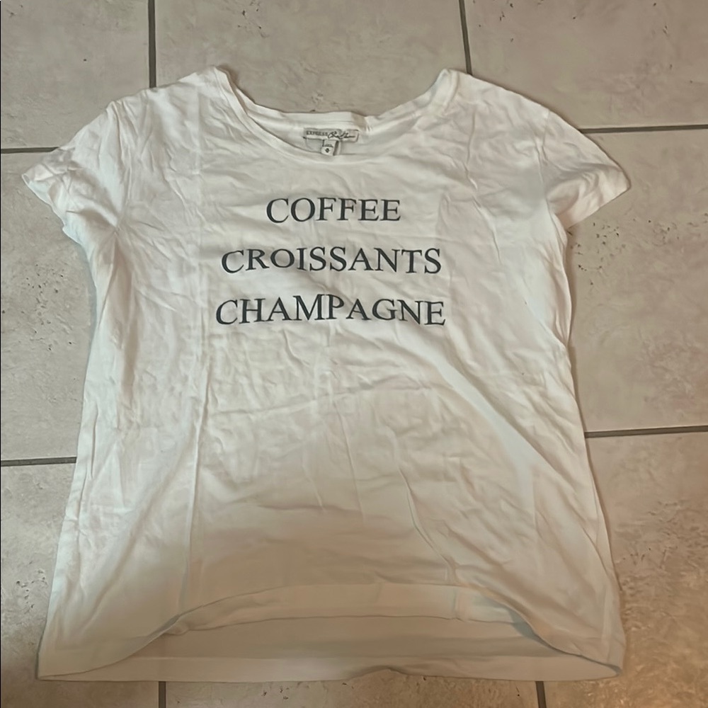 White Graphic Tee